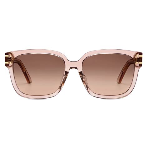 dior occhiali da sole montatura nera e rosa|DIOR Eyewear .